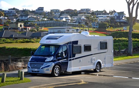 Our parking spot at the Northern end