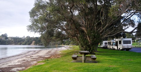 Motorhomers enjoying the Southernmost park