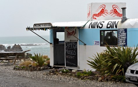 Nins bins north of Kaikoura