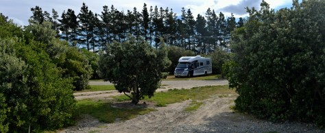Us hiding from the wind at Clifton