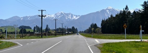 Over the mountains on the road from Darfield to Christchurch