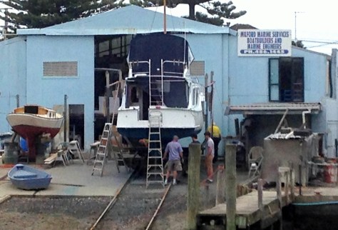 From our side of the creek.