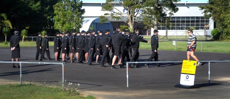 St Johns Juniors marching