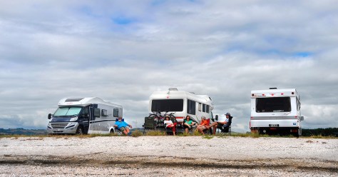 At Rays Rest, Gary, Fiona, Tina, Chris and Mark