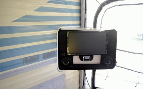 The Tv station iutside