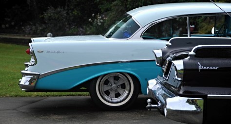 The 56 Chev and the 1960 Dodge