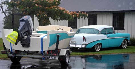 The 56 Chev with Miss BelAir