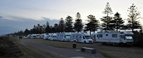 Dusk at the waterfront.