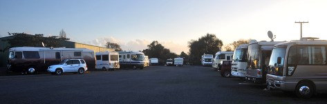 The view in the yard