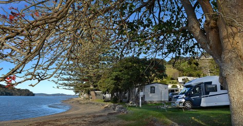 Our spot near the water