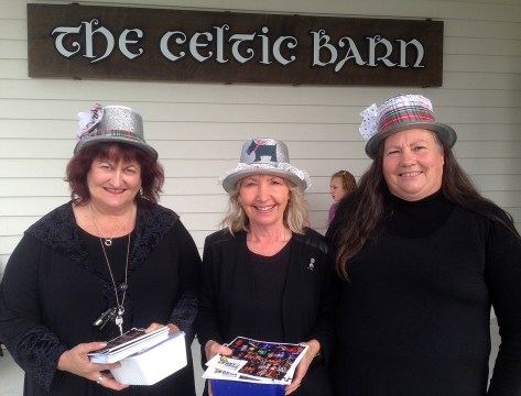 The usherettes ready to go