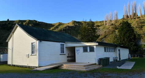 The Schoolhouse now houses a kitchen, toilets and showers