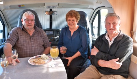 Chris Nuttall, Shellie and David Evans .. A fun afternoon