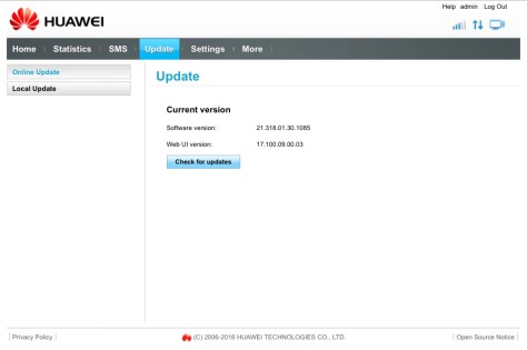 This is in Settings. Click on Local update to upload your file and WAIT until it finishes!
