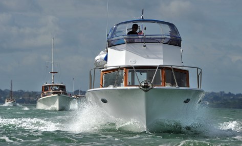 Launch captain, Angus Rogers Mahunui