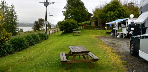 Our view of the water.. weather wasn't heloing