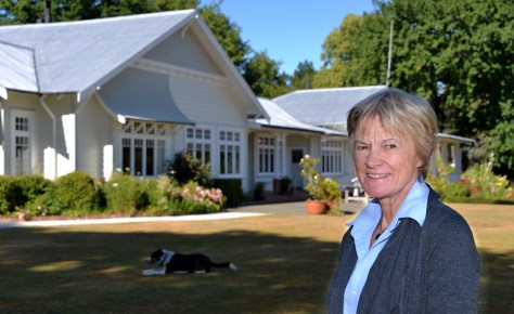 Jen outside Wallingford Homestead
