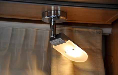 And they can turn right around and direct light where you want it.