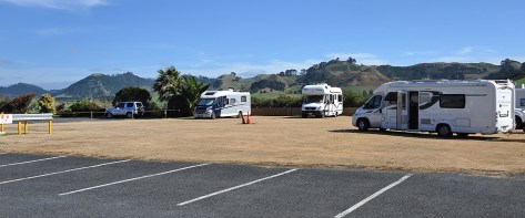 The Razza parking area